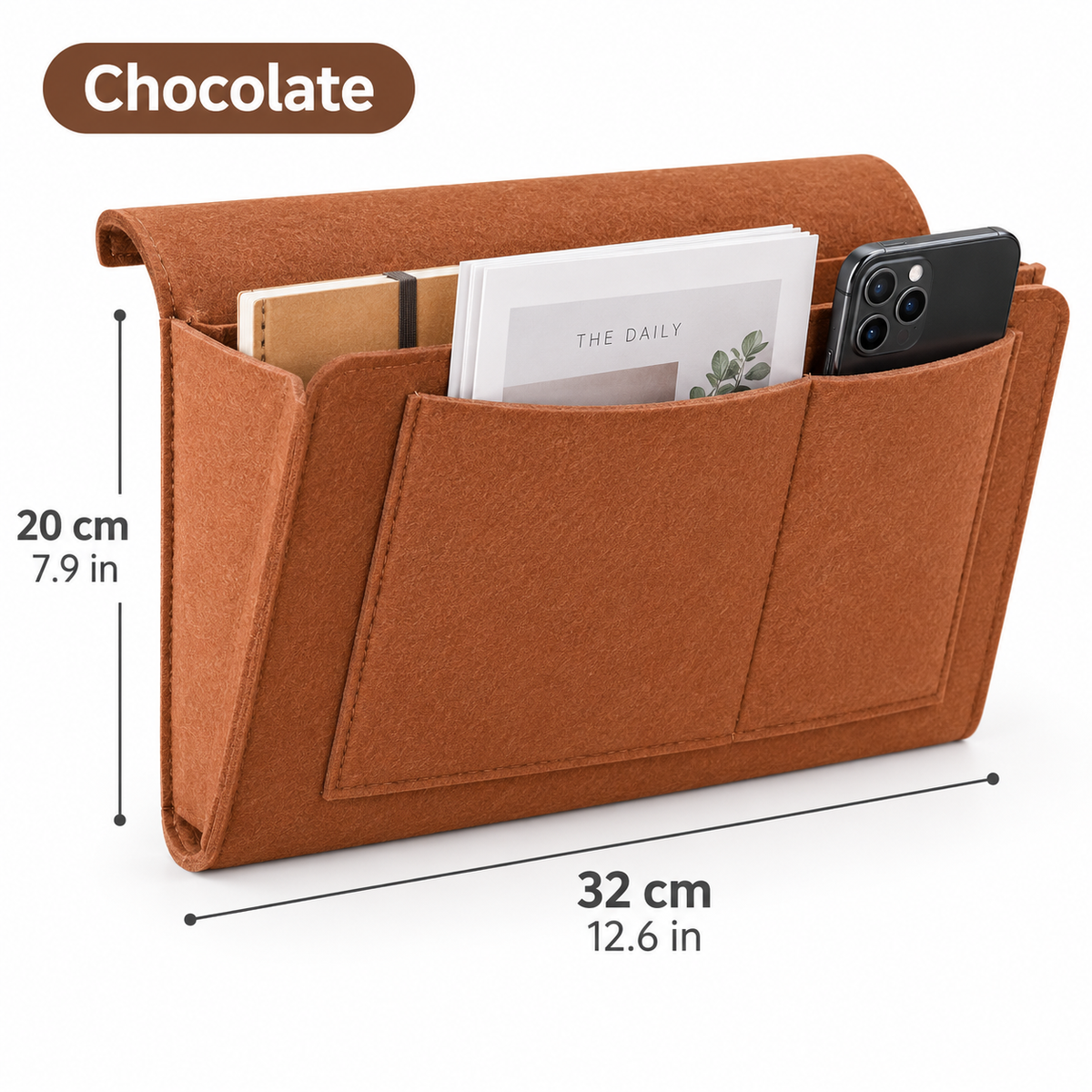 Halemir Bedside Hanging Organizer – Keep Essentials Within Reach