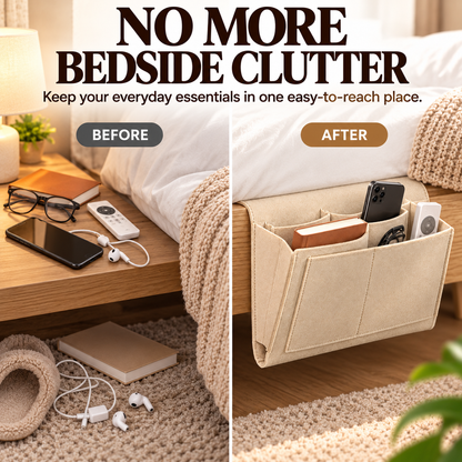 Halemir Bedside Hanging Organizer – Keep Essentials Within Reach