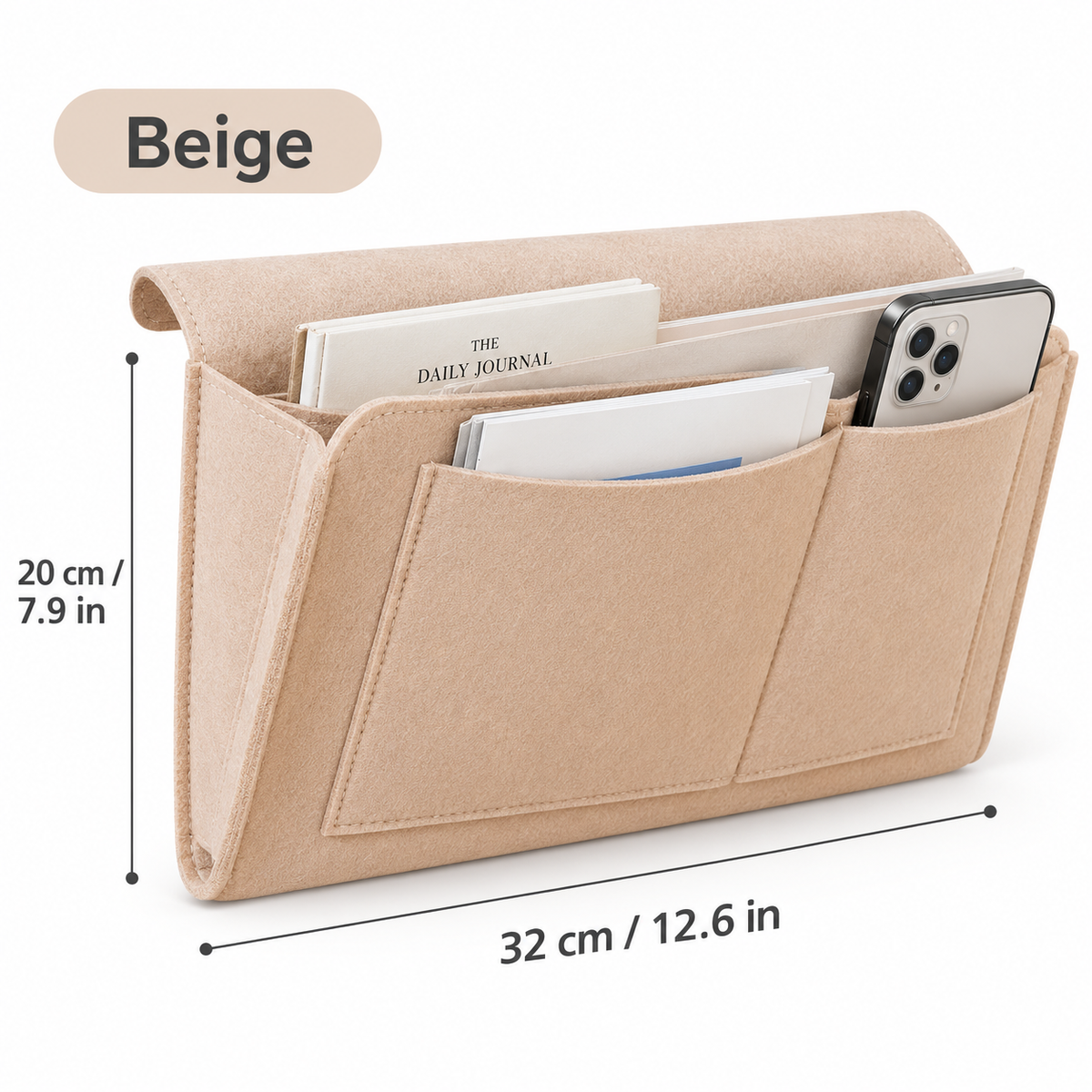 Halemir Bedside Hanging Organizer – Keep Essentials Within Reach