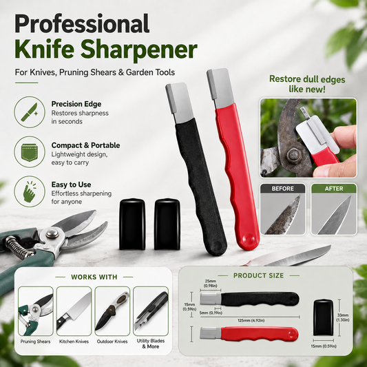 Halemir 2 Count Professional Kitchen Knife Sharpener