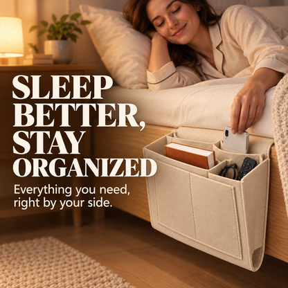 Halemir Bedside Hanging Organizer – Keep Essentials Within Reach