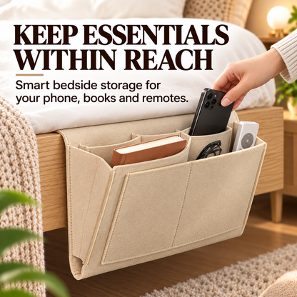 Halemir Bedside Hanging Organizer – Keep Essentials Within Reach